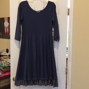 EUC Matilda Jane Fairest Navy dress M
